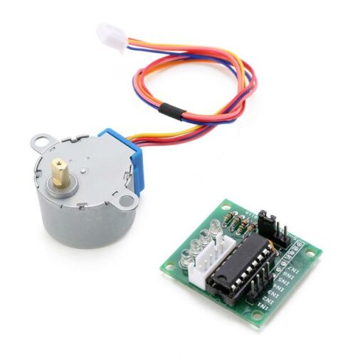 5V 4-Phase Stepper Motor with ULN2003 Driver Board - Green
