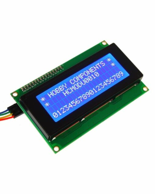 20x4 LCD Blue Screen with I2C Backpack 5V