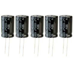 1000uF 50v Electrolytic Capacitors (Pack of 10)