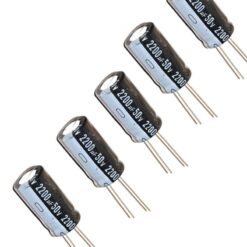 2200uF 50v Electrolytic Capacitors (Pack of 10)