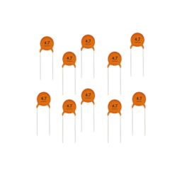 4.7pF Ceramic Capacitors  - Pack of 10