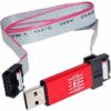 Mini USBISP USBASP Programmer Aluminum for 51 single ATMEL AVR Chip