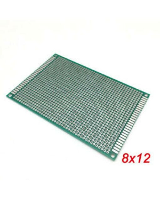 8×12 cm Universal PCB Prototype Board – Double-Sided, 2.54mm Hole Pitch - Image 2