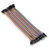 Male to female jumper wires 40pcs-20cm