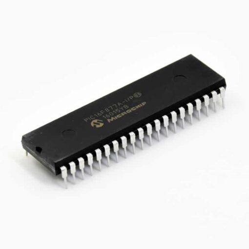 PIC16F877A Microcontroller – 8-bit PIC MCU, DIP-40 Package