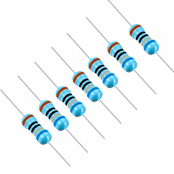 500pcs 1/2w Metal Film Resistor 1% 1r~2.2m 100 220 330 1k 1.5k 2.2k 3
