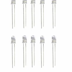 5mm White LEDs - Pack of 10