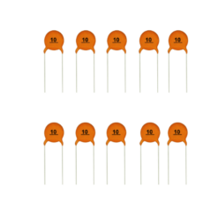 10pF ceramic capacitors (100) - Pack of 10