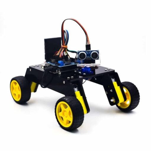4WD Suspension Smart Car Chassis with 125 RPM BO Motors Kit - Image 2