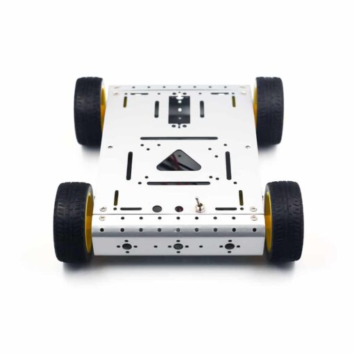 Metal Tank Robot Smart Car Chassis Sliver