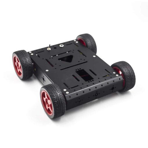 Metal Tank Robot Smart Car Chassis Sliver - Image 4