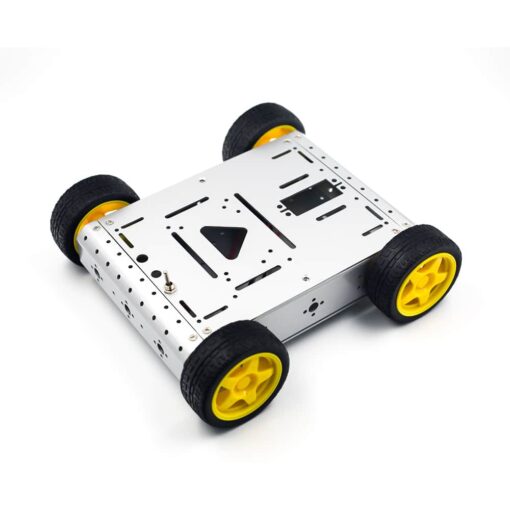 Metal Tank Robot Smart Car Chassis Sliver - Image 3