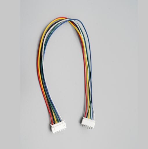 XH2.54mm 6-Pin JST Female to Female Connector with Male Connectors - 25 cm Length