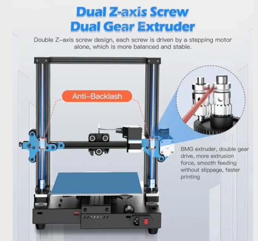 Geeetech Mizar S Auto-leveling 3D Printer, with Dual Z Axis - Image 3