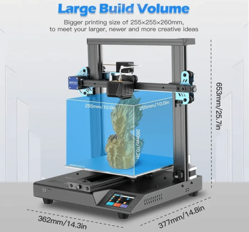 Geeetech Mizar S Auto-leveling 3D Printer, with Dual Z Axis - Image 2