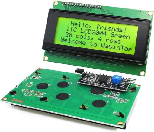 20x4 LCD Green Screen with I2C Backpack 5V - Image 3