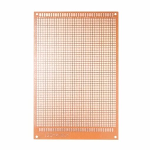 Single Sided Dotted PCB Board 12x18cm Brown
