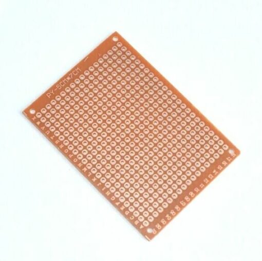 Single Sided Dotted PCB Board 5x7cm Brown