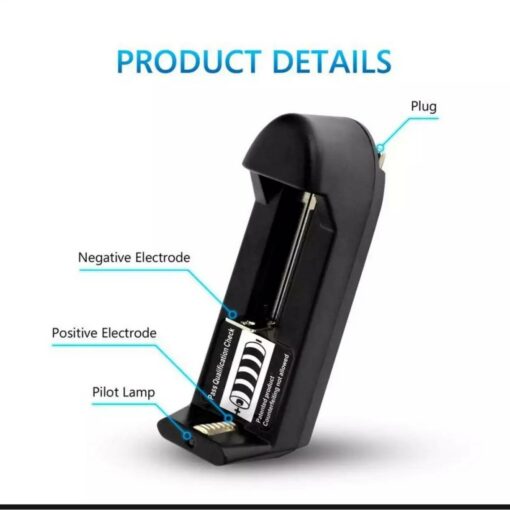 3.7V Dual Battery Charger Li-ion 18650 - Image 2