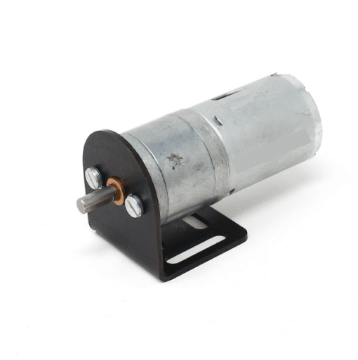 25GA-370 6V DC Gear Motor 77 RPM with L Shape Motor Bracket - Image 2