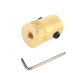 6mm Hex coupling for Robot Smart Car Wheel 18mm Length