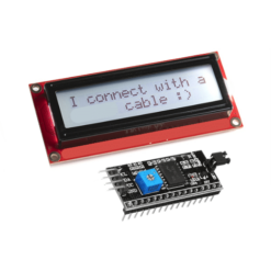 16X2 LCD Display(Gray) with I2C Backpack 5V