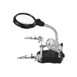 3 In1 Magnifying Glass with LED Light Auxiliary Clip