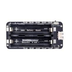 2 x 18650 Lithium Battery Charger Shield V8 - Slot, 5V/3A, 3V/1A, Micro USB with Overcharge Protection