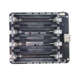 4 x18650 Lithium Battery Charger Shield V8 - Dual Slot, 5V/3A, 3V/1A, Micro USB with Overcharge Protection