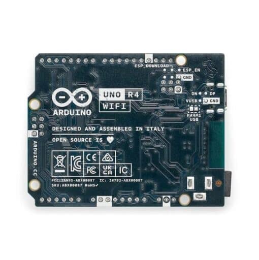 Arduino UNO R4 WiFi with Type C USB Cable-Black - Image 2