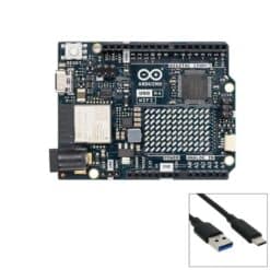 Arduino UNO R4 WiFi with Type C USB Cable-Black