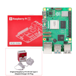 Raspberry Pi 5 Model 8GB with Official 27W USB-C PD Power Supply