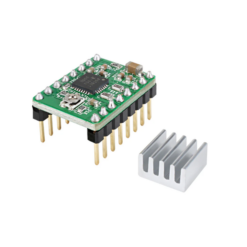 Green A4988 Stepper Motor Driver with Heatsink