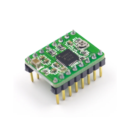 Green A4988 Stepper Motor Driver with Heatsink - Image 3