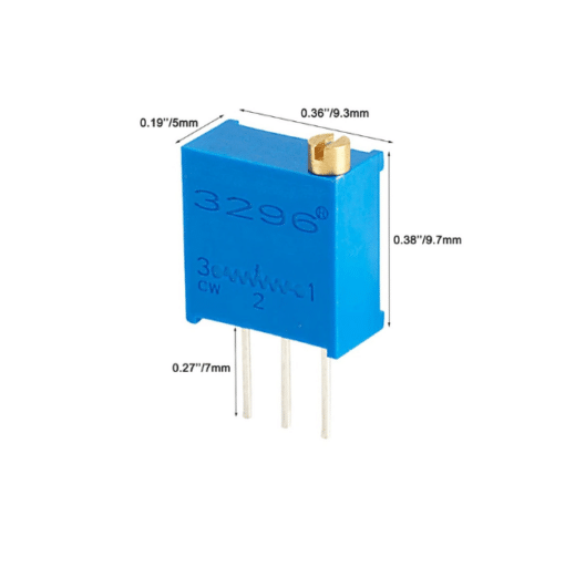 100K Ohm Multi Turn Trimpot Variable Resistor - Image 2