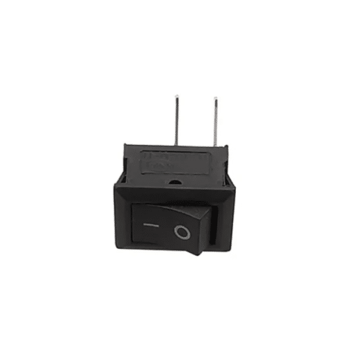 2Pin SPST Mini Boat Rocker Switch 3A 250V Black - Image 2