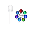 5mm Flashing Diffused Clear Color RGB LED