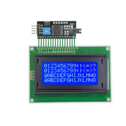 16×4 LCD Blue Screen with I2C Backpack 5V