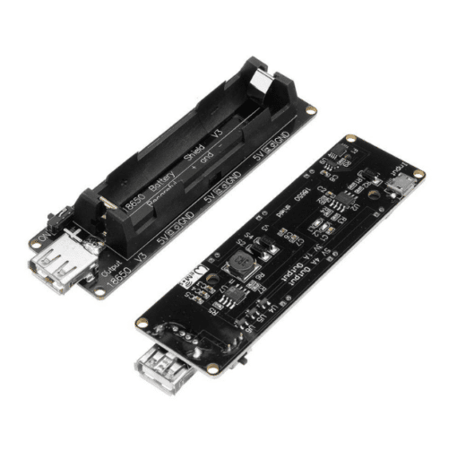 1 x 18650 Lithium Battery Charger Shield V8 - Slot, 5V/3A, 3V/1A, Micro USB with Overcharge Protection - Image 2