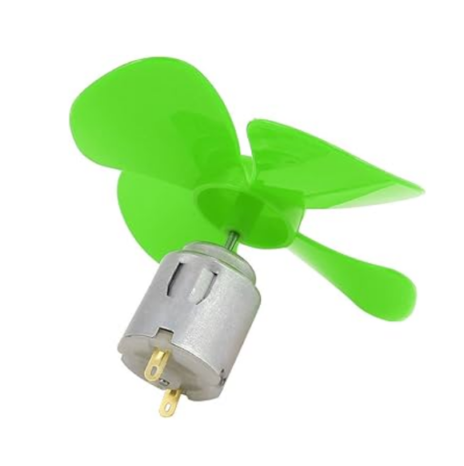 56mm Green Four-Blade Propeller with 1.95mm Hole - Image 2