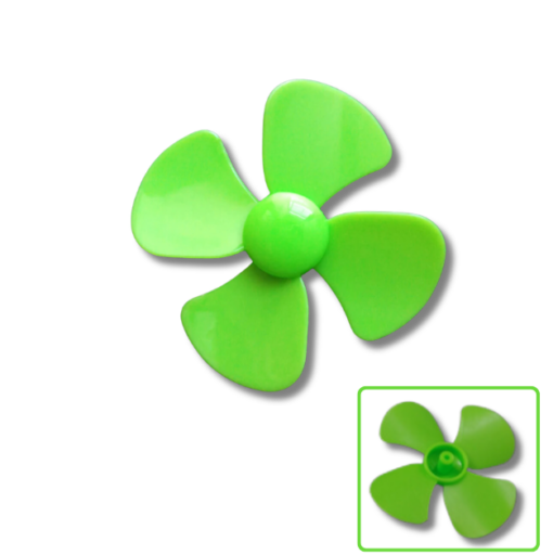 56mm Green Four-Blade Propeller with 1.95mm Hole