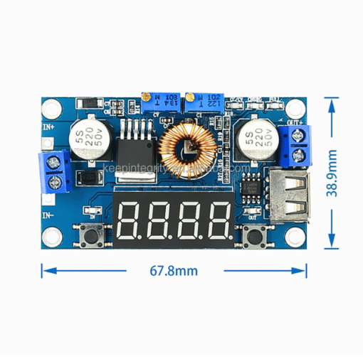 DC-DC XL4015 Adjustable Step-down Module 5A 75W with 3 Bits Digital Display Voltmeter - Image 2