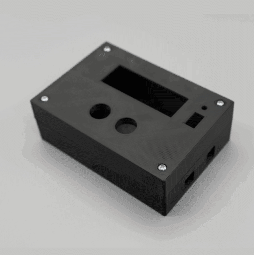 Enclosure for Arduino Uno, 16x2 LCD, and Ultrasonic Sensor Black - Image 2