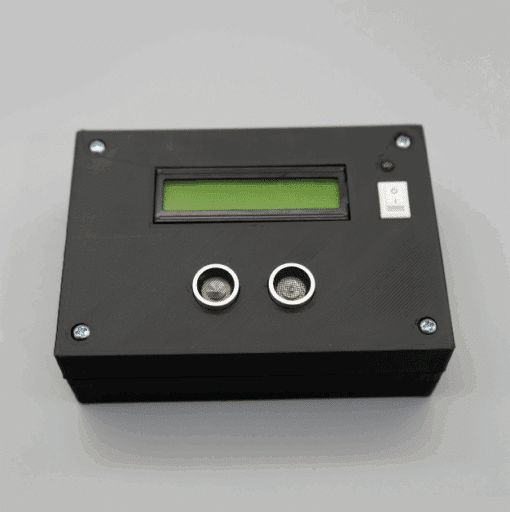 Enclosure for Arduino Uno, 16x2 LCD, and Ultrasonic Sensor Black - Image 6