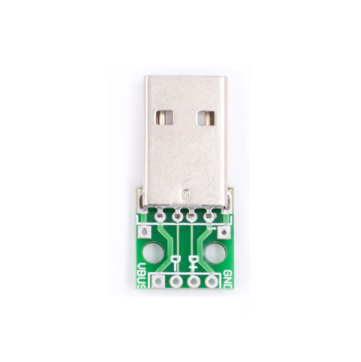 USB Male Head to DIP 2.54mm Direct 4P Adapter Board - Image 2
