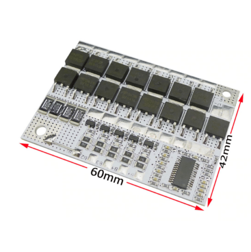 White 4S 100A LiFePO4 Lithium Battery Protection Balance Charging BMS Protection PCB Board - Image 2