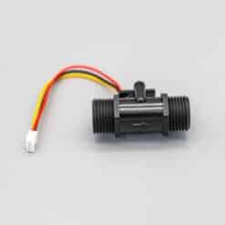Black Water Flow Sensor YF-S201C - G1/2, 1-30L/min, 5-15V