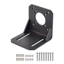 Steel Material L Mounting Bracket for NEMA17 Stepper Motor