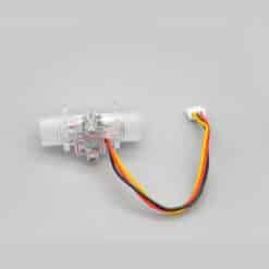 Transparent Black Water Flow Sensor YF-S201C - G1/2, 1-30L/min, 5-15V