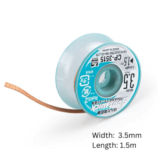 CP-3515 Solder Wick - Desoldering Wire for Precision Solder Removal